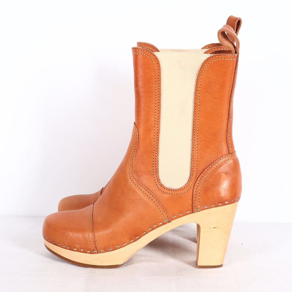 Swedish Hasbeens Cilla Chelsea Boot Sz 39